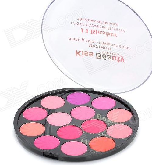 Paleta com 14 blushes